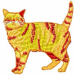 Cats Embroidery Design 7 Cats Embroidery Design 7